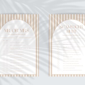 Bikinis and Martinis Bachelorette Party Game Template | Martinis and Bikinis Bach Party Games | Custom Games | Editable Canva Template