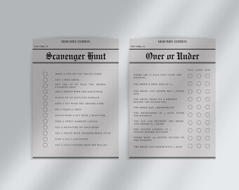 Mob Wife Bachelorette Party Games | Mafia Bachelorette Games| Vintage Bach Weekend Games | Italian Bachelorette Games Custom Canva Templates