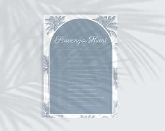 Coastal Bachelorette Party Games| Last Toast on the Coast Bach Weekend| Cute Blue Coastal Beach Bridal Shower Party Games | Custom Bar Golf