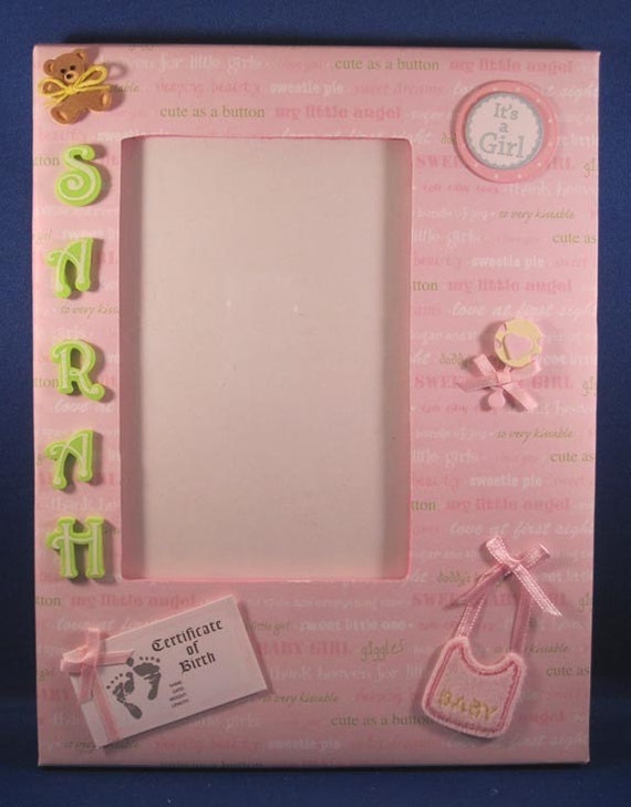 Baby Girl Picture Frame - Cute Girl Picture Frames Baby Girl Picture Frame - Cute Girl Picture Frames