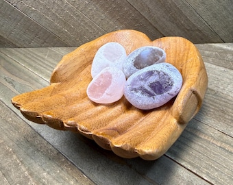 Seer Stones | Ema Stones | Window Quartz | Scrying Stones * Insight, Clarity * Reiki Infused * Third Eye & Crown Chakras