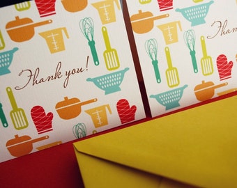 Thank You- So nice of You, kitchen tools, set of cards, bridal shower, hostess gift, housewarming, meal thank you, wholesale, bulk order