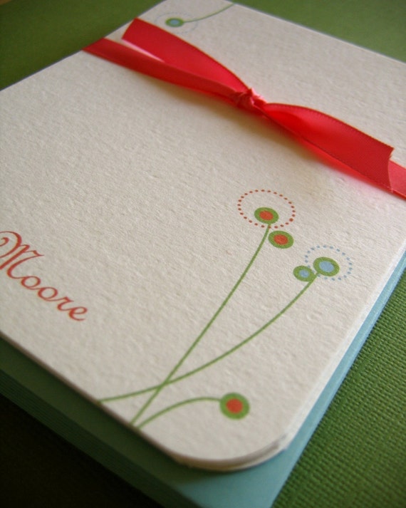 Design 01 Personalized Stationery Set of 8 Custom Graduation Etsy