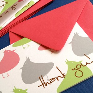 So Nice of You in pink, thank you cards set of 6 image 1