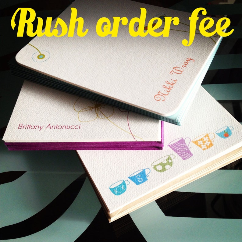 Rush Order Fee image 1