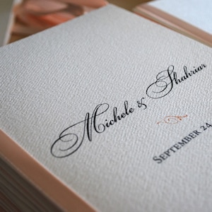 Klassisch- Hochzeitsprogramm, digitale Datei nur, elegantes Zeremonieprogramm