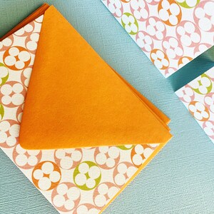Bubble Pattern 04- in poppy, set of 6