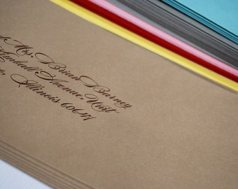 Envelope Printing Service | Return and Guest Address Printing | add-on