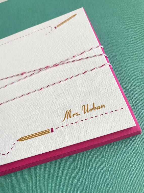 Order personalized stationery