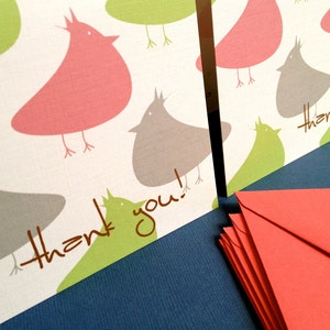 So Nice of You in pink, thank you cards set of 6 image 3