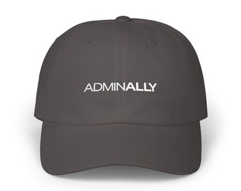 Copia del classico cappellino da papà con freccia geometrica minimalista / logo triangolare ricamato