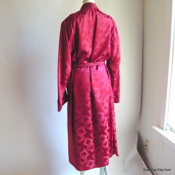 Vintage 1950s Mens SMOKING Jacket Robe size 42 to… - image 3