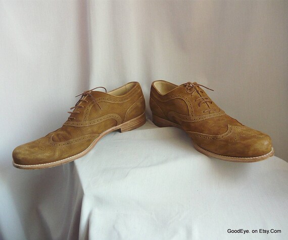 Vintage Men's Louis VUITTON Oxford Shoes / size 1… - image 8