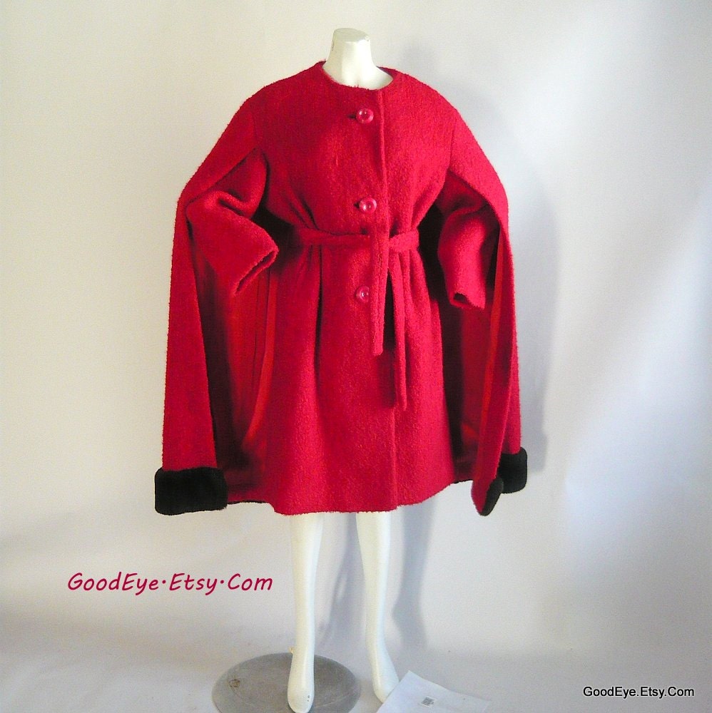60s cape coat