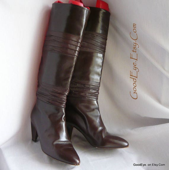 high heel knee boots uk