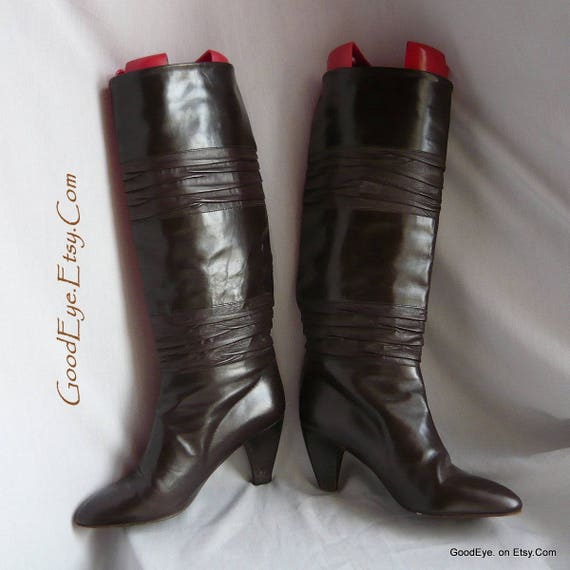 high heel knee boots uk