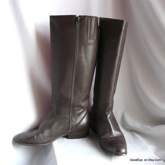 leather riding boots size 5