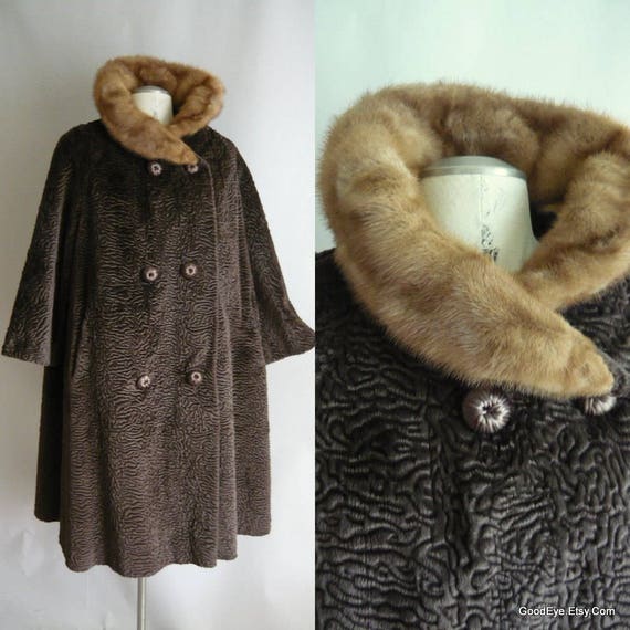 Shearling swing hotsell coat