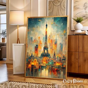 Vertical PSD Frame Mockup in Cozy Home Interior A15: Wood Frame, Print & Poster Mockup for Digital Wall Art. European Style Cozy Room Photo