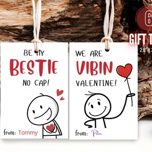 Slang Kids Valentine&#39;s Day Cards, Boy Funny Printable Classroom Valentine, Teen Tween School Valentines, Funny Valentine Card, PDF Fillable