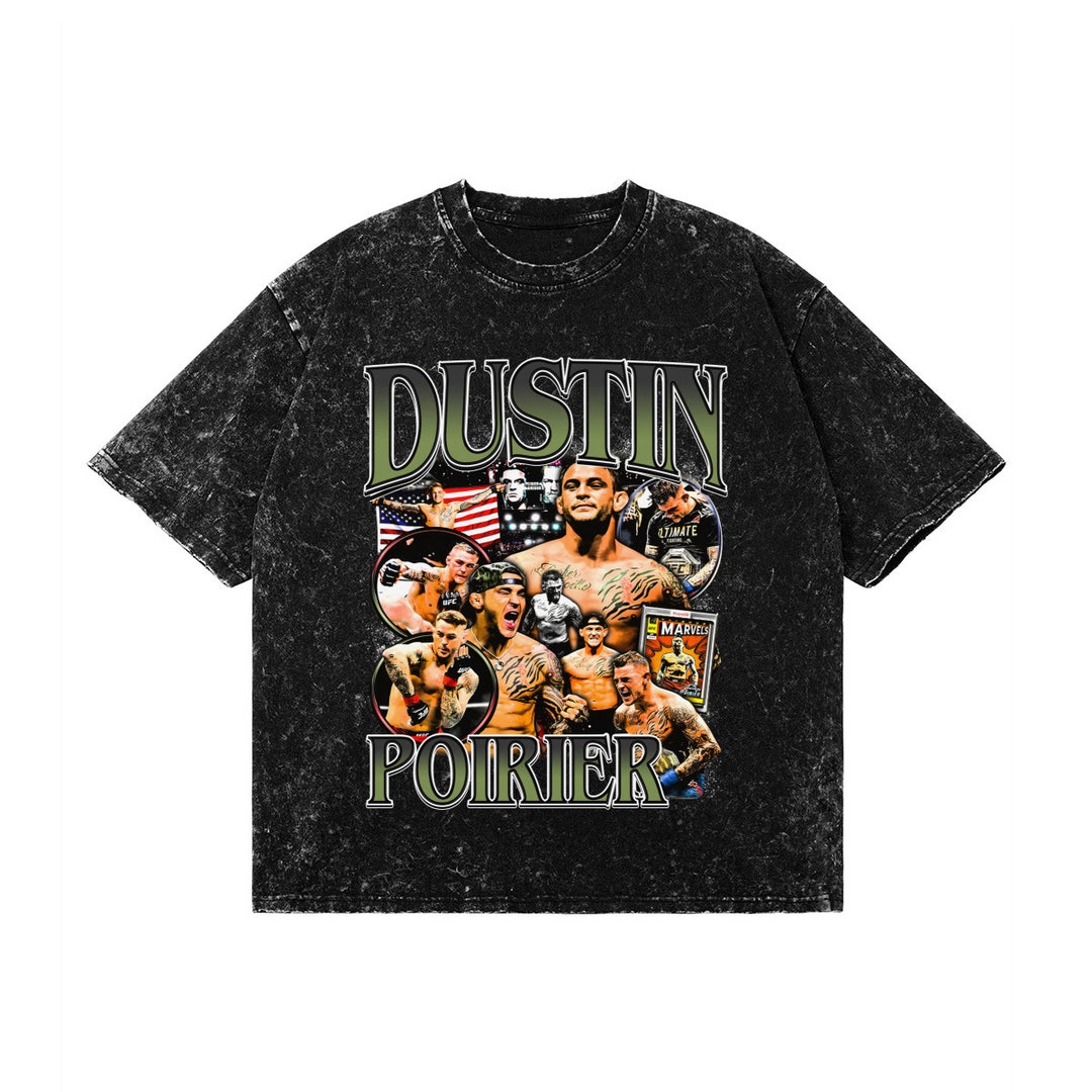 Dustin Poirier Snow Wash Tee: Vintage Graphic, MMA, UFC - Etsy