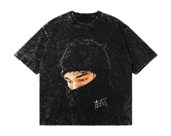 YEAT Snow Wash Graphic Tee: 2093 Album Tour Oversized T-Shirt