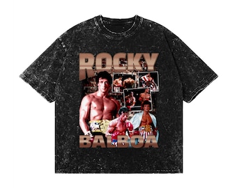 Rocky Balboa Graphic Tee: Vintage Movie T-Shirt