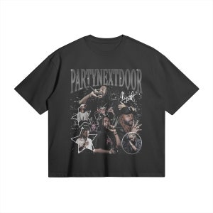 Camiseta gráfica PARTYNEXTDOOR / Merchandising de la gira PND, música, camisetas, ropa, rap, OVO / Camiseta pirata vintage de gran tamaño / Regalo de cumpleaños
