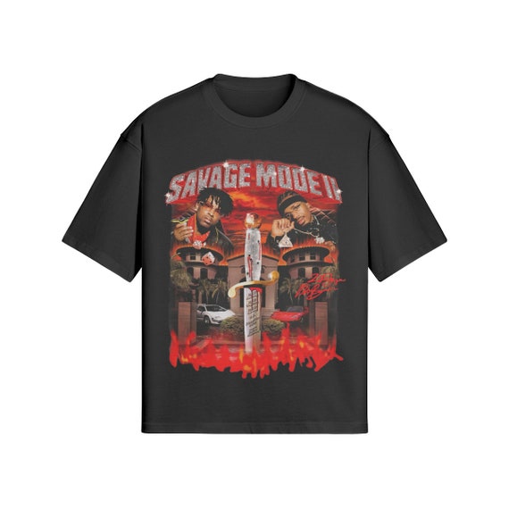 21savage metro boomin tシャツ 21 Savage Metro Boomin Graphic Tee | Savage Mode II Merch