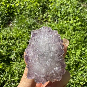 BI-COLOR Elucent Amethyst Cluster from Brazil/Spirit Quartz/Third Eye Healing/Intense Elestial Connection/2.1x1.5/81g image 1