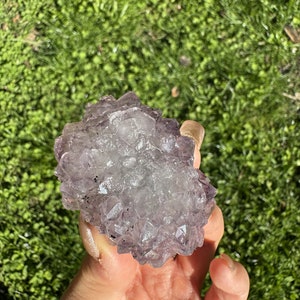 BI-COLOR Elucent Amethyst Cluster from Brazil/Spirit Quartz/Third Eye Healing/Intense Elestial Connection/2.1x1.5/81g image 4