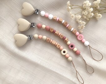 Clip ciuccio, regalo neonato, regalo baby shower, clip ciuccio personalizzato, clip paifer per bambino, ciuccio Clio per ragazza