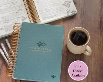 Spiral Bound KJV Wide Margin Journaling Bible Single Column Complete King James Version With Optional Bible Study Set