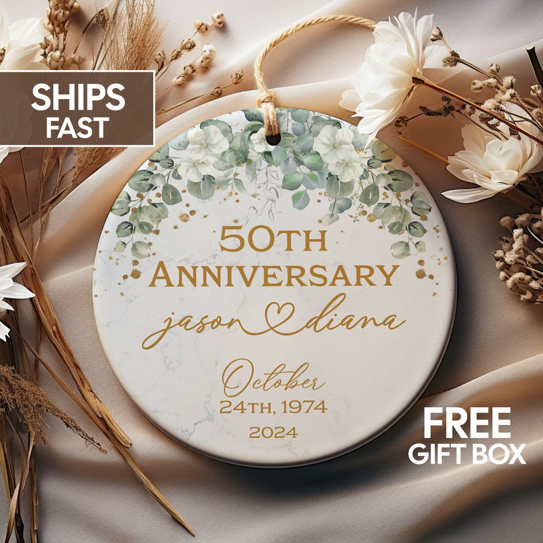 Personalized Wedding Anniversary Gift 50th Wedding Anniversary Gift