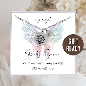 Miscarriage Sympathy Gift for Mom Pregnancy Loss Necklace, Pregnancy Loss Keepsake For Loved One, Gift For Grieving Mom Loss of Baby Gift