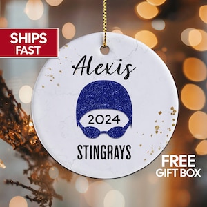 Personalized Swim Team Ornament, Swimmer Christmas Ornament, Gift For Swimmers, Gift For Swim Coach Swim Meet Gift Custom Swim Team Keepsake