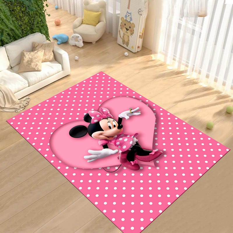 Minnie Mouse Area Rug - Etsy
