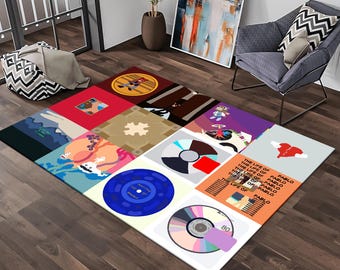 Kanye West Rug,Bear Rug,Fantastic Rug, Musıc Rug,Colorful Rug,Custom Rug,Nursery Rug,Cute Rug,Area Rugs,Cool Rugs,Nursery Decor,Gift for her