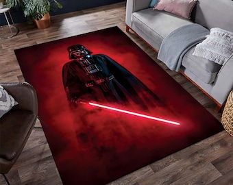 Darth Vader Rug,Star Wars Rug,Fantastic Rug,Movie Rug,Movie Decor,Popular Rug,Cool Rugs,Teen Room Rug,Custom Rug,Personalized Gifts,Area Rug