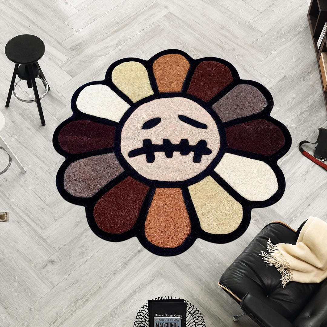 Takashi Murakami Rug, Travis Scott Rug, Cactus Jack, Astroworld ...