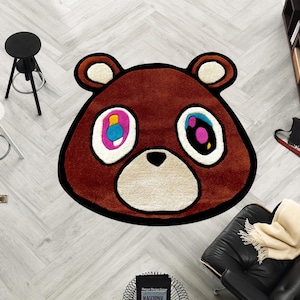 Kanye West Dropout Bear Rug: Music Album Decor
