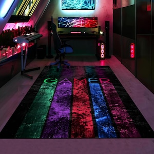 ゲーマーラグ、カラフルなラグ、ゲーミングラグ、ゲームラグ、ゲーマールームラグ、ゲーマー装飾、カスタムラグ、クールなラグ、Eスポーツラグ、エリアラグ、人気のラグ。ゲーマーギフト