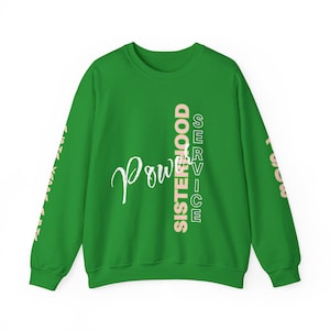 Alpha Kappa Alpha Sisterhood Crewneck Sweatshirt, Sorority Geschenk, Geschenk für Schwester, personalisiertes Sweatshirt, Sorority Merch