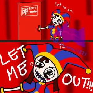 The Amazing Digital Circus meme stickers (pre order)