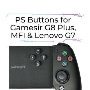 Botones magnéticos PS para mandos GAMESIR G8 PLUS, Gamesir G8 Mfi y Lenovo Legion G7 (fácil instalación) impresos en 3D