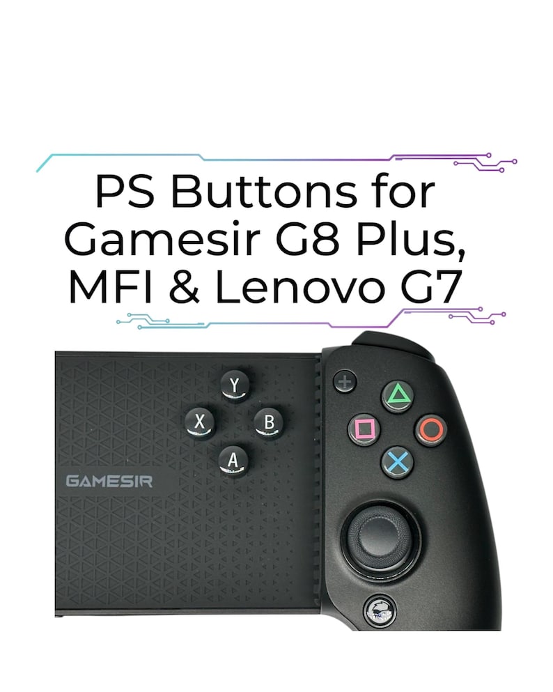 Magnetic PS Buttons for GAMESIR G8 PLUS, Gamesir G8 Mfi & Lenovo Legion ...