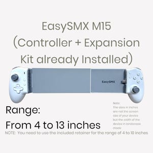 Modded EasySMX M15 USB-C Mobile Tablet Gaming Controller with Expansion Kit