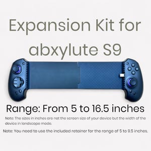 abxylute S9 タブレット用コントローラー拡張キット: 16.5インチまで拡張可能 (コントローラーは付属しません)