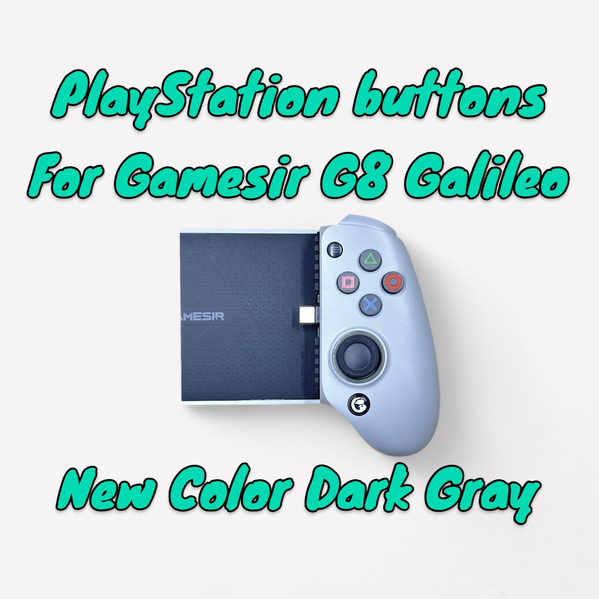 PlayStation Buttons for GAMESIR G8 GALILEO Controller (Dark Gray)