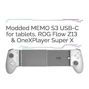 Manette gaming pour tablette mobile USB-C MEMO S3 modifiée avec kit d'extension